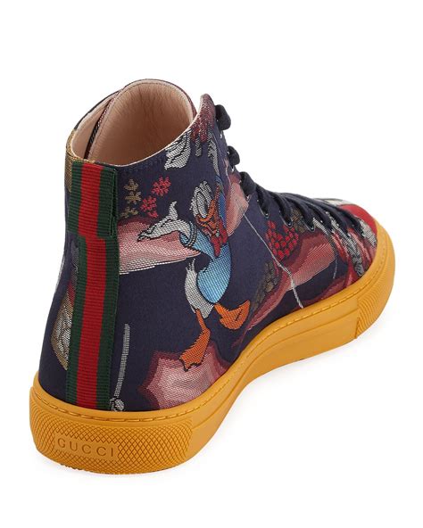 Gucci Donald Duck Men's Jacquard High